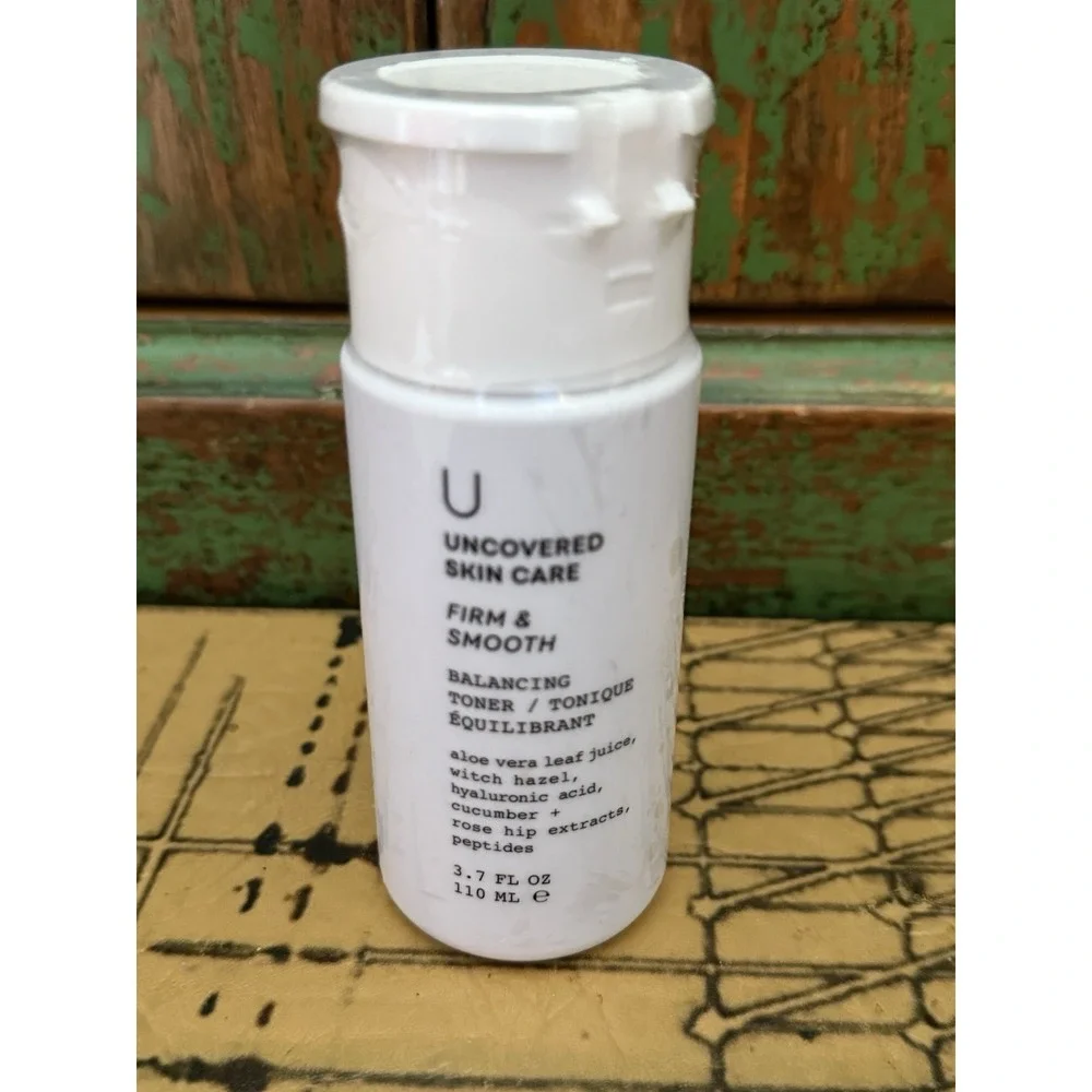 Pure Romance U Uncovered Skin Care Firm&Smooth Balancing Toner New  3.7 Oz/110ml